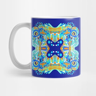 floral robot alien assemble ecopop Mug